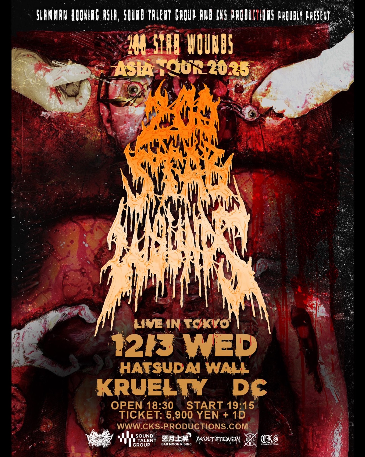 200 STAB WOUNDS – LIVE IN TOKYO